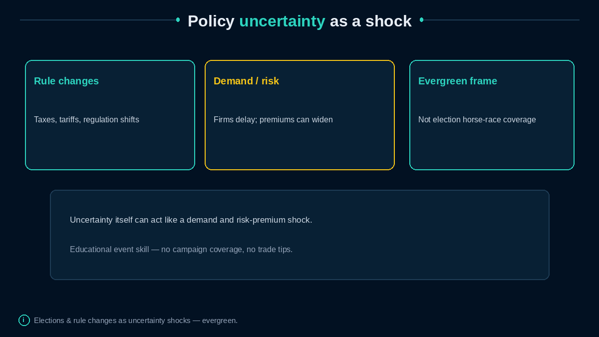 Rule changes, demand/risk effects, evergreen framing cards